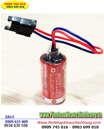 Maxell ER3, Pin nuôi nguồn PLC Maxell ER3 lithium 3.6v size 1/2AA (zắc ĐEN) _ Made in Japan